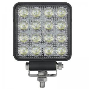 4 Inch Square High-Efficiency Output Osram LED Work Light